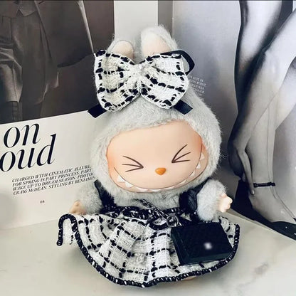 Labubu V1v2 Friend Series Elegant Dress Labubu Birthday Gift Clothing Labubu Pendant Fashionable Couple Outfit High-End Custom