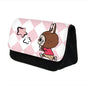 Labubu Pencil Cases Kawaii Large Capacity Pencil Storage Bag Student Stationery Organizer Pouch School Office Supplies Kids Gift