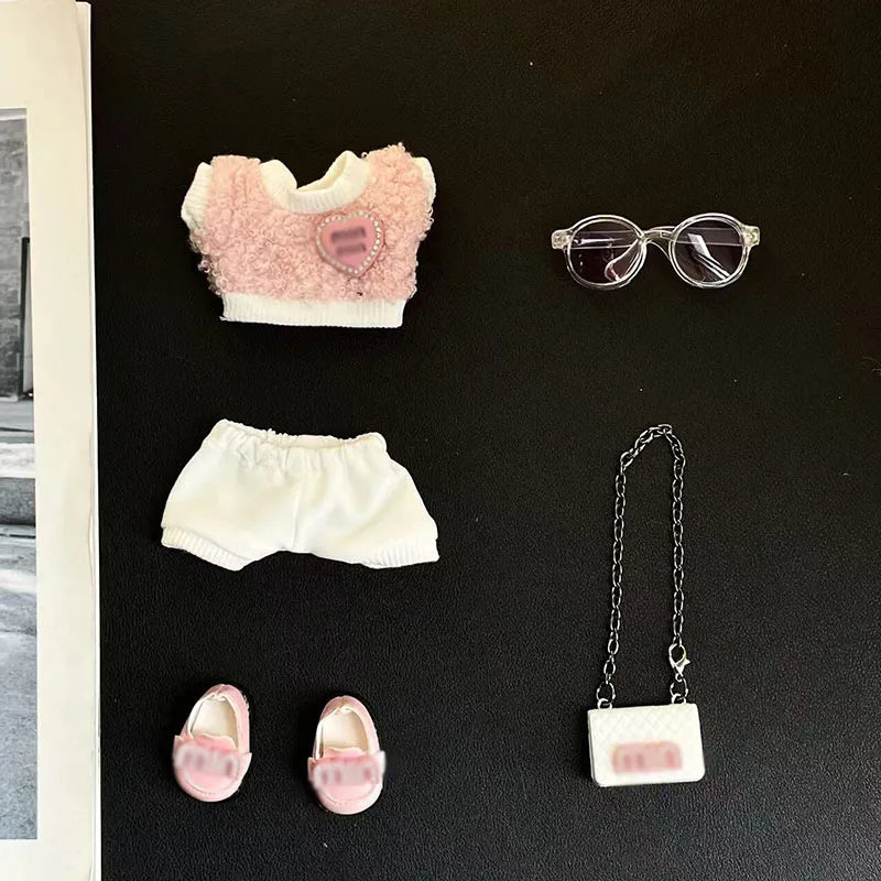 Labubu V1v2 Friend Series Elegant Dress Labubu Birthday Gift Clothing Labubu Pendant Fashionable Couple Outfit High-End Custom