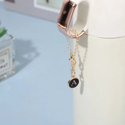 Letter Charm Accessories for Stanley Cup 2PCS Initial Name ID Personalized Handle Charm for Stanley Tumbler