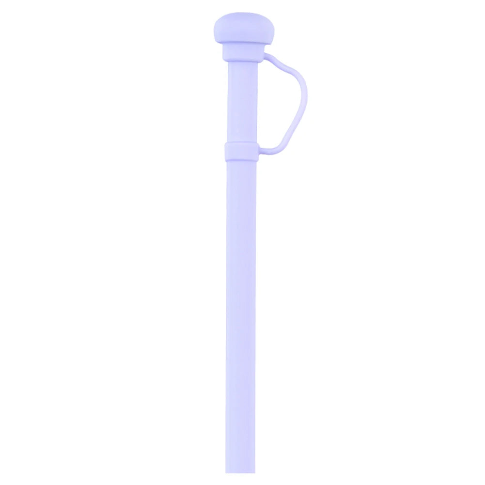 Silicone Replacement Straw for Stanley 20/30/40oz Long Reusable Straw Dustproof Soft Straw Cup Accessories with Straw Tip