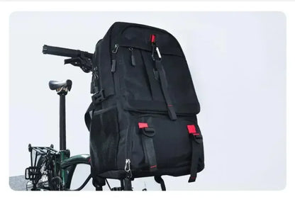 Outdoor Sports Trekking Backpacks For Brompton Bicycle Usb Charging Travel Backpack Big Oxford Laptop Bag With Shoe Packet