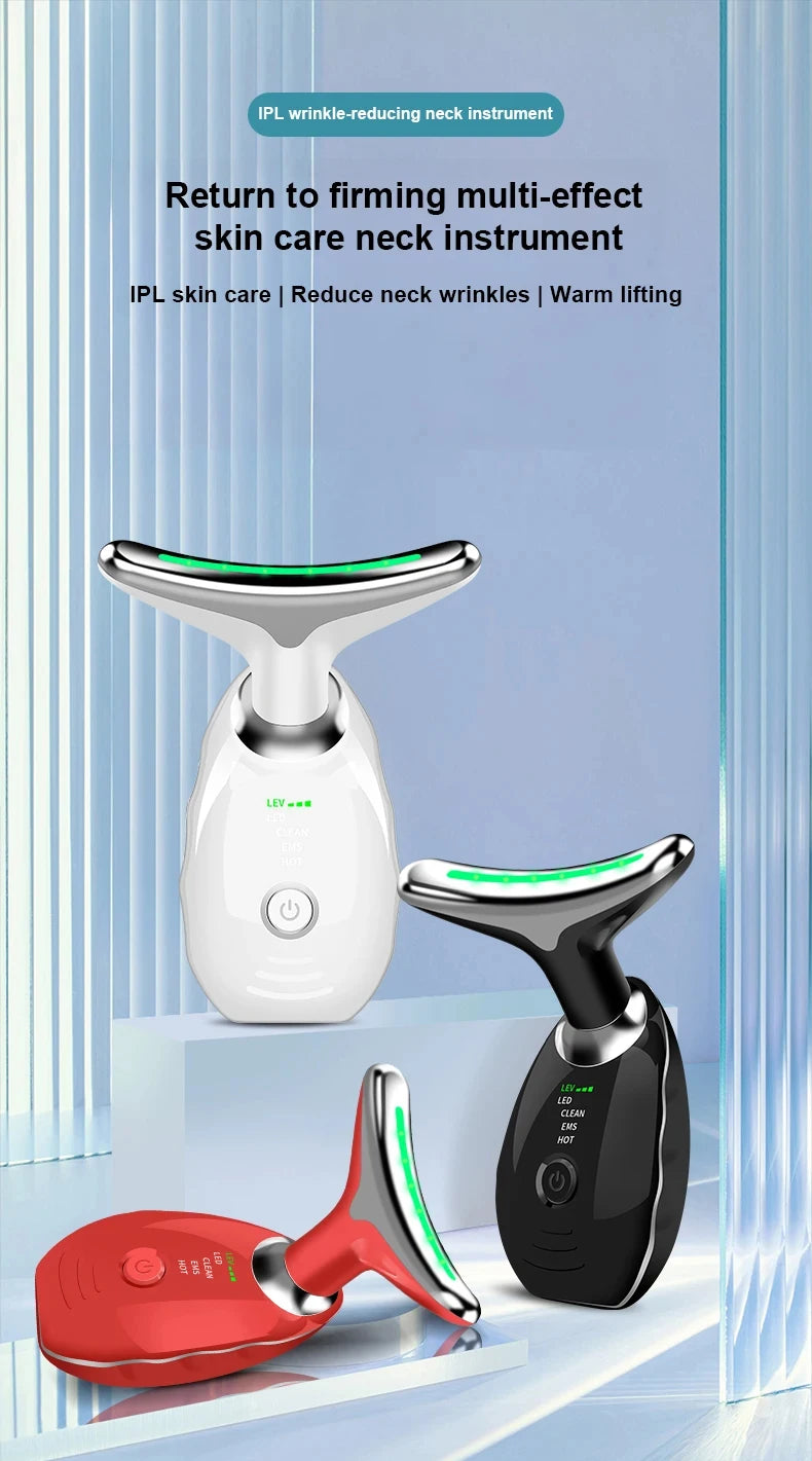 7-in-1 Skin Rejuvenation Instrument All Round Lifting And Tightening Anti Aging Artifact To Neck Wrinkles Facial Massager Beauty