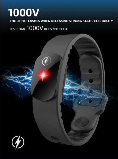 Anti Static Wristband Antistatic Wrist Strap Safe Anti-static Bracelet Electrostatic Remover Ring Electrostatic Release Device