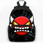 Large Capacity Angry Geometry Dash Children's Backpack 16 Inch Anime Bookbag Travel Backpacks Students Schoolbag for Girls Boys