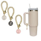3pcs Letter Charm Accessories for Stanley Cup Initial Name ID Personalized Handle Charm for Stanley 40 oz Tumbler with Handle