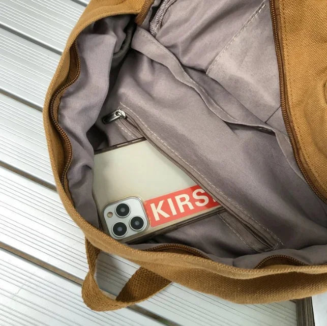 Girl School Bag New simple College Student Vintage Women Backpack Canvas Female Laptop bag Travel Kawaii Ladies backpacks рюкзак