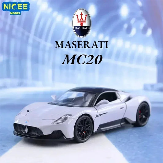 1:24 Maserati MC20 sports car High Simulation Diecast Car Metal Alloy Model Car Children's toys collection gifts A577