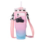 Water Bottle Carrier Bag with Phone Pocket for Stanley Cup 40 oz, Water Bottle Holder Adjustable Strap Stanley Cup Accessories