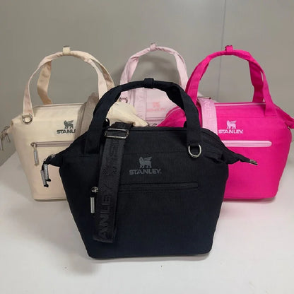 New Stanley Satchel Soft Cold Storage Bag Outdoor Waterproof Portable Travel Picnic Lunch Box Airtight Simple Handbag