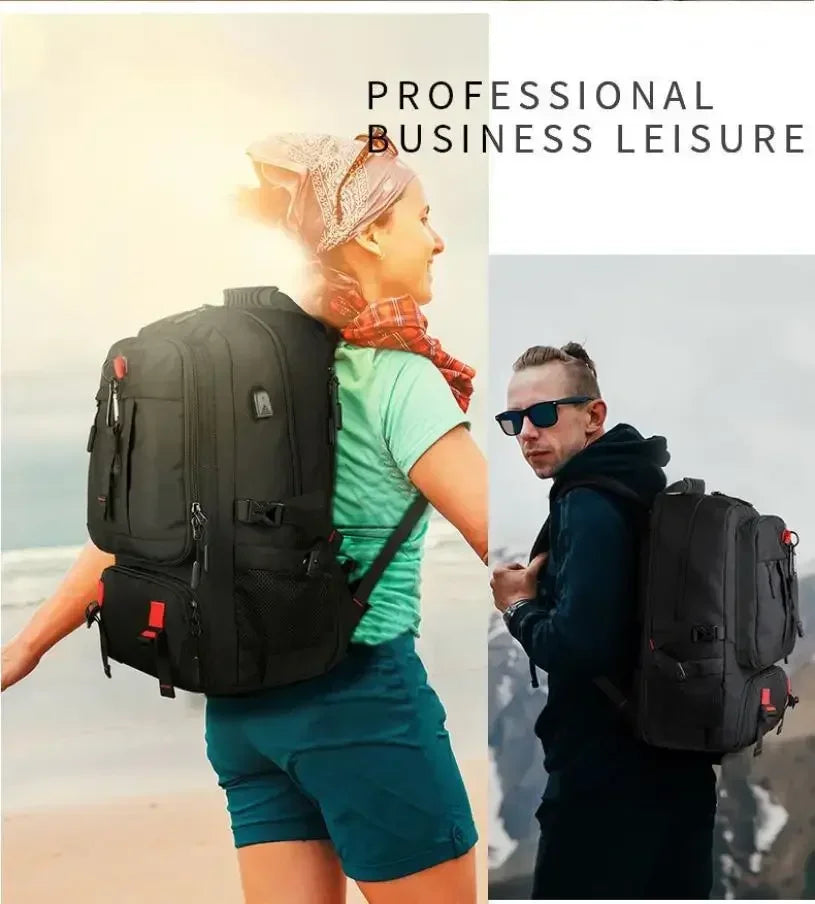 Outdoor Sports Trekking Backpacks For Brompton Bicycle Usb Charging Travel Backpack Big Oxford Laptop Bag With Shoe Packet