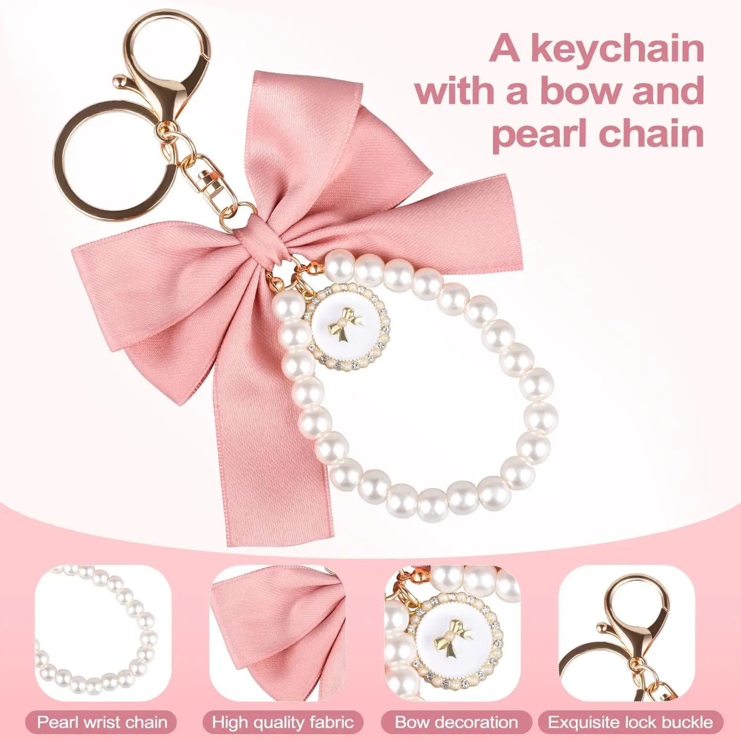 6pcs Water Bottle Accessories Set for Stanley 40oz Tumbler Cup,Including  Handle Strap, Siliocne Boot, Bow Straw Cover