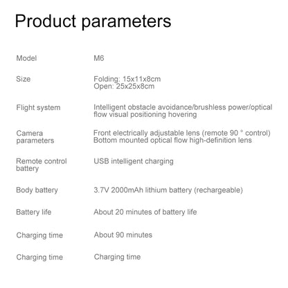 Xiaomi Mijia M6 Drone 8K Professional HD Camera Drones 5G WIFI FPV 4k UAV large screen remote control RC Dron Children's Toys