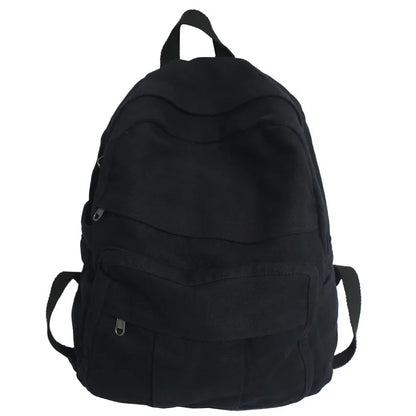 Girl School Bag New simple College Student Vintage Women Backpack Canvas Female Laptop bag Travel Kawaii Ladies backpacks рюкзак