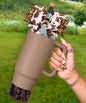 For Stanley 40 30 oz cup Boot Straw Hat - cute bow straw hat and diamond hat with bottom protector, non-tipping accessories
