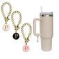 3pcs Letter Charm Accessories for Stanley Cup Initial Name ID Personalized Handle Charm for Stanley 40 oz Tumbler with Handle