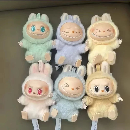 Labubu V2 Sitting Party Blind Box Cartoon Cute Anime Action Model Desktop Decoration Gifts