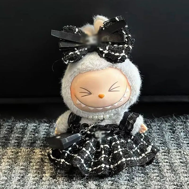 Labubu V1v2 Friend Series Elegant Dress Labubu Birthday Gift Clothing Labubu Pendant Fashionable Couple Outfit High-End Custom