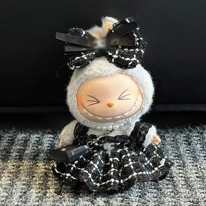 Labubu V1v2 Friend Series Elegant Dress Labubu Birthday Gift Clothing Labubu Pendant Fashionable Couple Outfit High-End Custom