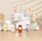 Cartoon Labubu Series Mini Flocking Exquisite Cute Doll Gift Diy Pendant Accessories Decoration Kawaii Toys Gift