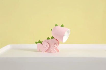 Mini Dinosaur Night Light Battery Magnetic Folding Nights Lamp Bedroom Bedside Table Ornaments Children's Toys LED Night Lights