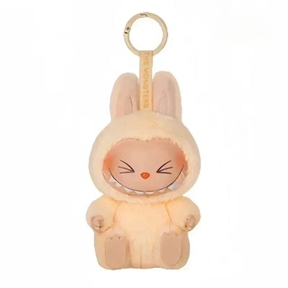 Labubu The Monsters Have A Seat Series Vinyl Doll Pink Green Pendant Action Figurine Model Collectible Festival Gift