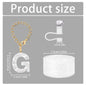 3Pcs Accessories Set for Stanley Cup, Including Diamond Straw Topper/Sparkly Silicone Boot Set（White）