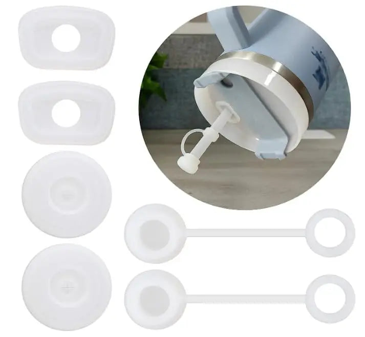 4 Pcs Straw Covers for Stanley Cup 40-20 oz, 0.4 inches Silicone Straw Cover Caps, Stanley Cups Accessories