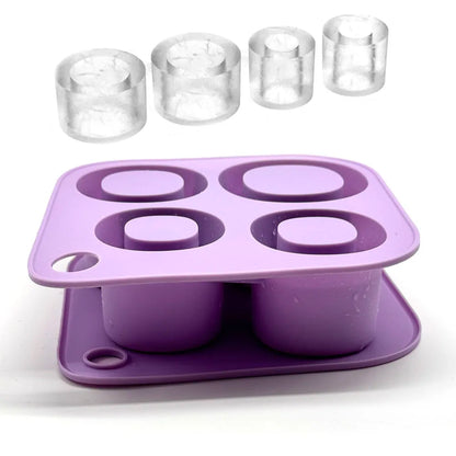 ST Accessories Summer Ice Mould Cube Trays Ice Making Beverage Cup Maker Circle Ice Shape Silicone Molds For Stanley Cup 20/30/4