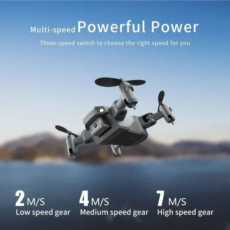 XKJ KY905 Mini Drone HD 4K Professional Camera One-click Return Wifi Folding Quadcopter 360rolling RC Helicopter Children's Toys