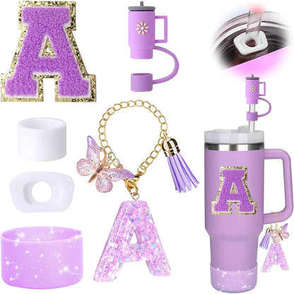 6pcs Silicone Stanley Cup Accessory Set suitable for Stanley Cup 40oz glass with handle