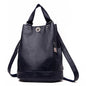 2022 Women Leather Backpacks Multifunction Women Vintage Shoulder Bag Ladies Rucksack Large Capacity Travel Bag Sac A Dos Preppy