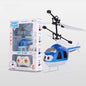 Rechageable Induction Remote Control Dual-mode Helicopter Drop and Collision Resistant RC Aircraft Children's Toys