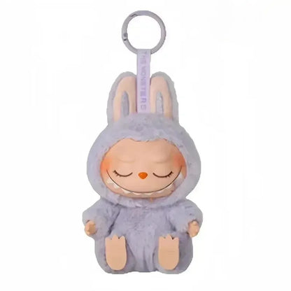 Labubu The Monsters Have A Seat Series Vinyl Doll Pink Green Pendant Action Figurine Model Collectible Festival Gift
