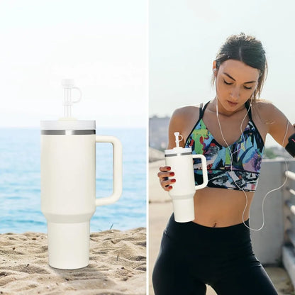 4 Pcs Straw Covers for Stanley Cup 40-20 oz, 0.4 inches Silicone Straw Cover Caps, Stanley Cups Accessories