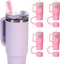 4 Pcs Straw Covers for Stanley Cup 40-20 oz, 0.4 inches Silicone Straw Cover Caps, Stanley Cups Accessories