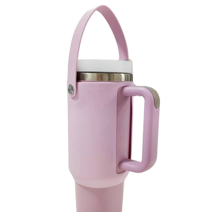 Stanley Cup Accessories，Silicone Water Bottle Holder Sleeve for Stanley 40 OZ Tumbler with Handle