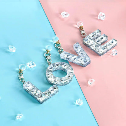 1 PCS Letter Charm Accessories for Stanley Cup Purple Cute Initial Keychain Handle Charm for Stanley Tumbler Girls Water Bottle