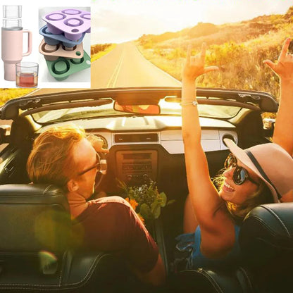 ST Accessories Summer Ice Mould Cube Trays Ice Making Beverage Cup Maker Circle Ice Shape Silicone Molds For Stanley Cup 20/30/4