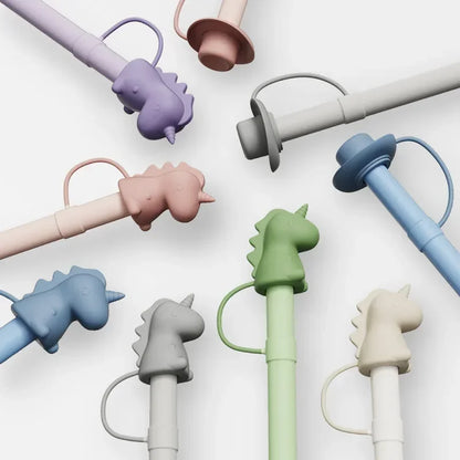 Replacement Long Silicone Straw with Straw Cover Compatible with Stanley 40/30 Oz Cup Tumbler for Stanley Accessorie Drink items