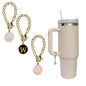 3pcs Letter Charm Accessories for Stanley Cup Initial Name ID Personalized Handle Charm for Stanley 40 oz Tumbler with Handle