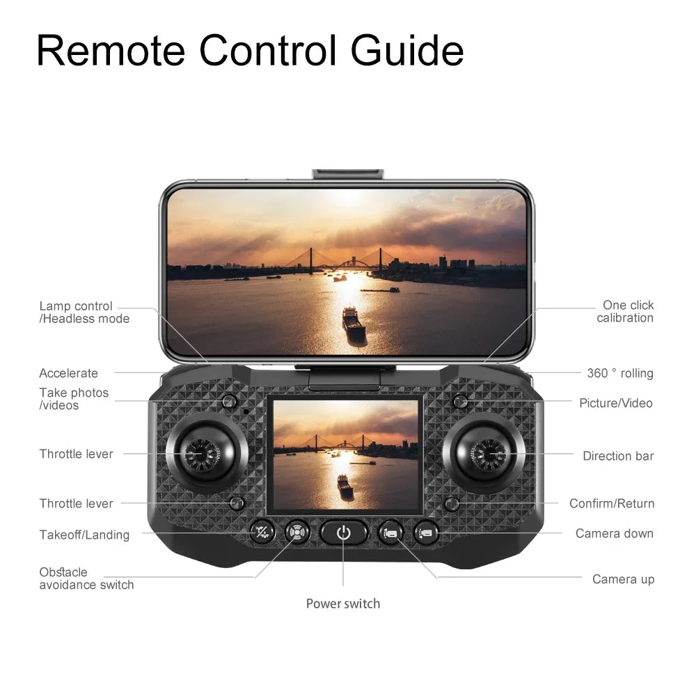 Xiaomi Mijia M6 Drone 8K Professional HD Camera Drones 5G WIFI FPV 4k UAV large screen remote control RC Dron Children's Toys