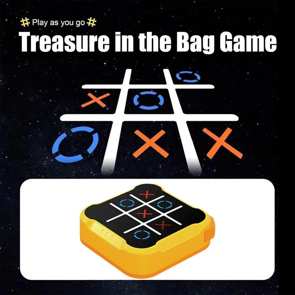 Tic-Tac-Toe Chess Puzzle Toys Electronic Desktop Educational Children's Toys Chess Board Chess Set Chess Board Game For Family