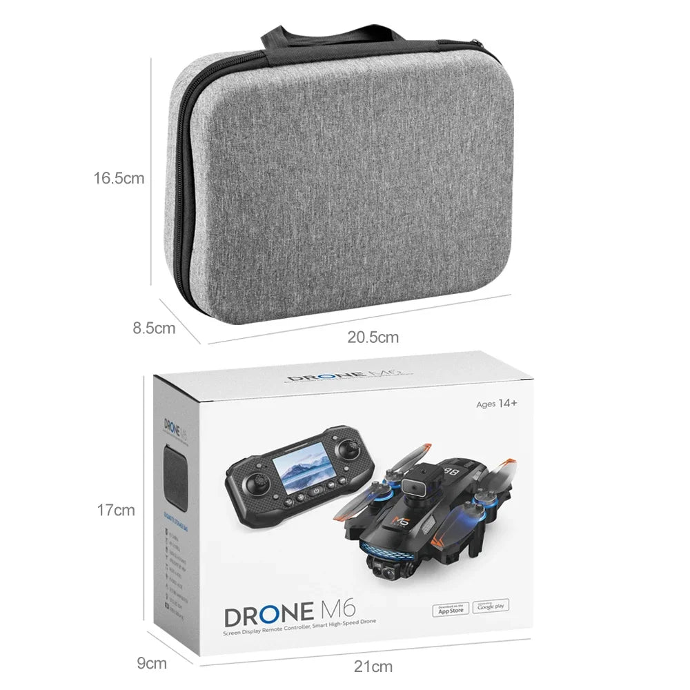 Xiaomi Mijia M6 Drone 8K Professional HD Camera Drones 5G WIFI FPV 4k UAV large screen remote control RC Dron Children's Toys