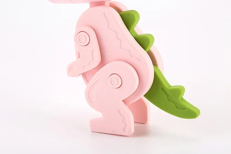 Mini Dinosaur Night Light Battery Magnetic Folding Nights Lamp Bedroom Bedside Table Ornaments Children's Toys LED Night Lights