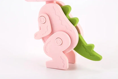 Mini Dinosaur Night Light Battery Magnetic Folding Nights Lamp Bedroom Bedside Table Ornaments Children's Toys LED Night Lights