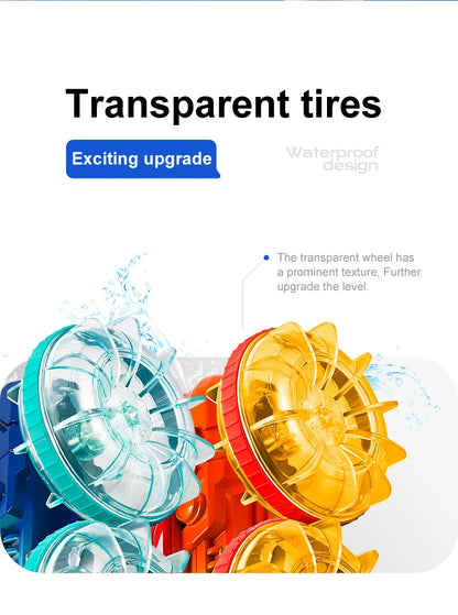 New Amphitheatre RC Car Cool Light Music 4WD 2.4G Gesture Sensing 360° Water Stunt Double Drift Stunt Car Children's Toys Gifts