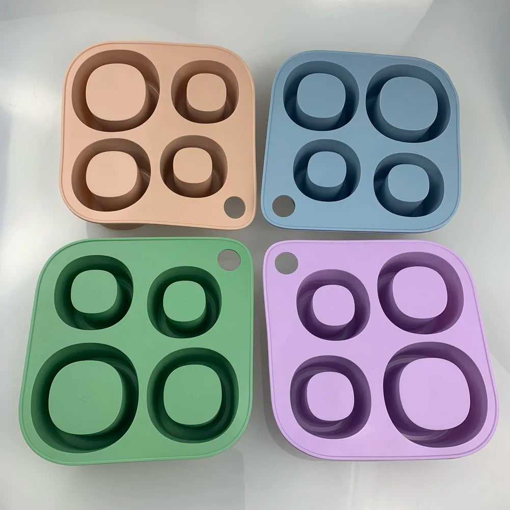 ST Accessories Summer Ice Mould Cube Trays Ice Making Beverage Cup Maker Circle Ice Shape Silicone Molds For Stanley Cup 20/30/4