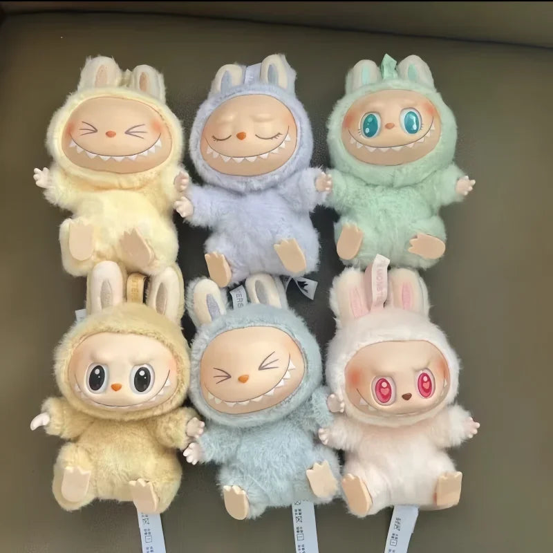 Labubu V2 Sitting Party Blind Box Cartoon Cute Anime Action Model Desktop Decoration Gifts