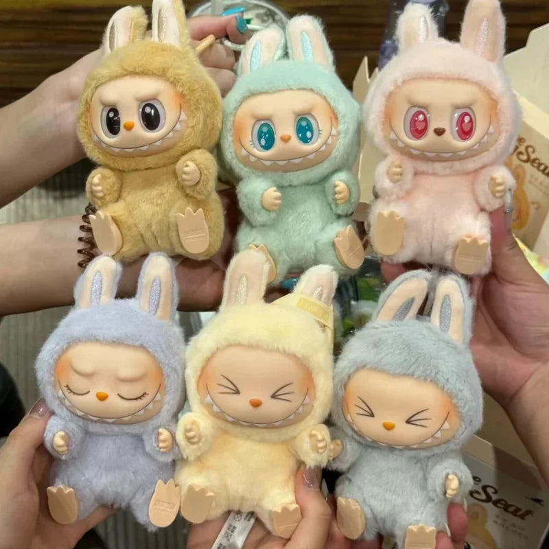 Labubu V2 Sitting Party Blind Box Cartoon Cute Anime Action Model Desktop Decoration Gifts